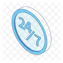 24 7 Customer Service  Icon