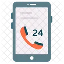 24 7 Hr Call  Icon