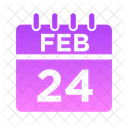 Feb Woche Zeit Symbol