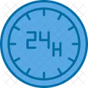 24 Horas Servicio Las 24 Horas Atencion Al Cliente Icono