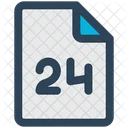 Archivo de 24 horas  Icono