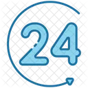 24 horas  Ícone