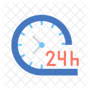 24 horas  Ícone