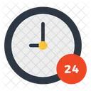 24 Horas Por Dia 24 Horas Atendimento Ao Cliente Ícone