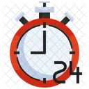 24 Hour Discount Sale Icon
