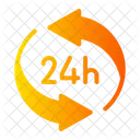 24 Hour 24 Hour Service Service Icon