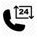 24 Hour Call  Icon