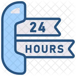24 Hour call Service  Icon