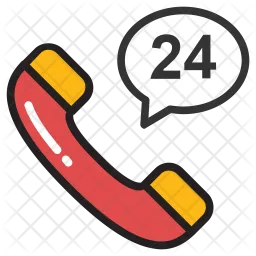 24 hour Call Service  Icon