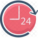 24 Hour Clock  Icon
