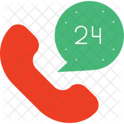 24 Hour Customer Service  Icon