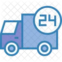 Delivery Truck 24 Hours Truck Icon