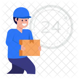 24 Hour Delivery  Icon