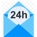 24 Hour Message Service  Icon