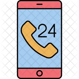 24 Hour Service  Icon