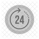 Service 24 Hour Icon