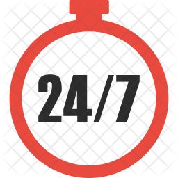 24 hour service Icon