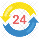 24 hour Service  Icon