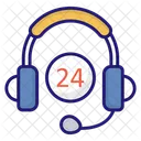 24 Hour Service 24 Support Support Customer Support Icon