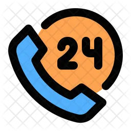 24 Hour Service  Icon