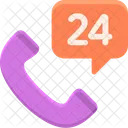 24 Hour Service Icon