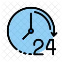 24 Hour Service  Icon