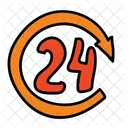 Hour Service 24 Icon