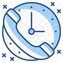 24 Hour Service 24 Hour Support Call Service Icon