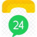 24 Hour Service  Icon