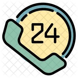 24 Hour Service  Icon