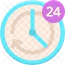24 hour service  Icon