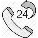 24 Hour Service  Icon