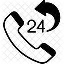 24 Hour Service  Icon