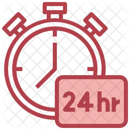 24 Hour Services  Icon