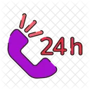24 hour Support  Icon