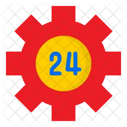 24 Hour Support  Icon