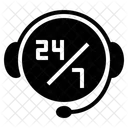 24 Hour Support  Icon