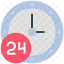 24 Hours Time Support Icon