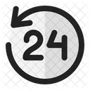 24 Hours Hours Day Icon