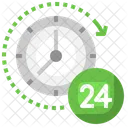24 Hours Hours Clock Icon