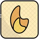 Flammable Fire Flame Icon
