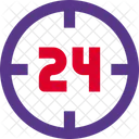 24 Hours Icon