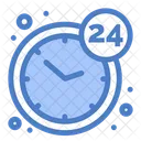 24 Hours 24 Hours Service Customer Service Icon