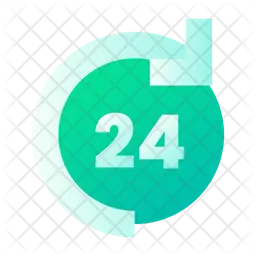 24 Hours  Icon
