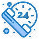 24 Hours 24 Hours Service Customer Service Icon