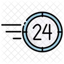 24 Hours Icon