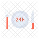 24 Hours Clock Hours Icon