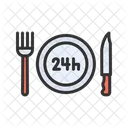 24 Hours Clock Hours Icon