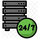 24 Hours Availability Availability Server Icon