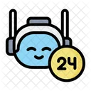 24 Hours Availability  Icon